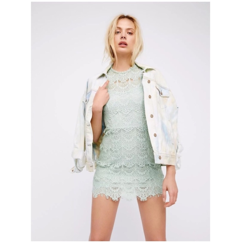 NWT Intimately Daydream Seafoam Green Lace…